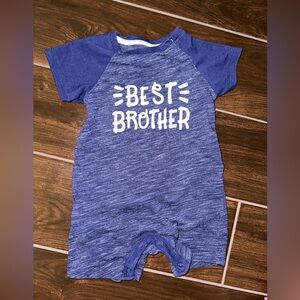 Best brother cat and jack romper